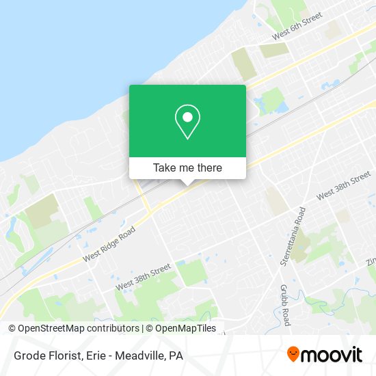 Grode Florist map