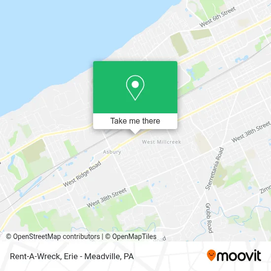 Rent-A-Wreck map