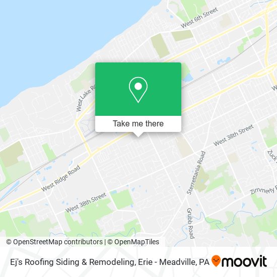 Mapa de Ej's Roofing Siding & Remodeling