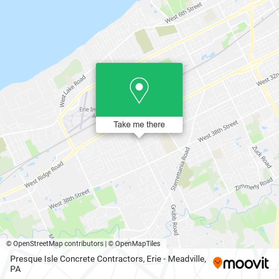 Presque Isle Concrete Contractors map