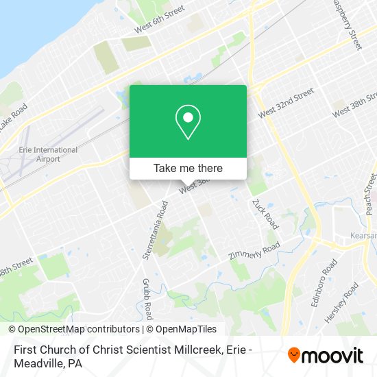 First Church of Christ Scientist Millcreek map