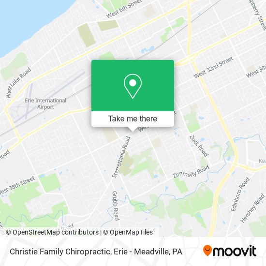 Christie Family Chiropractic map