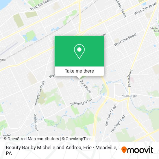 Beauty Bar by Michelle and Andrea map