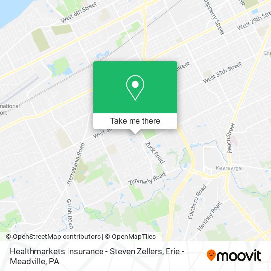 Healthmarkets Insurance - Steven Zellers map