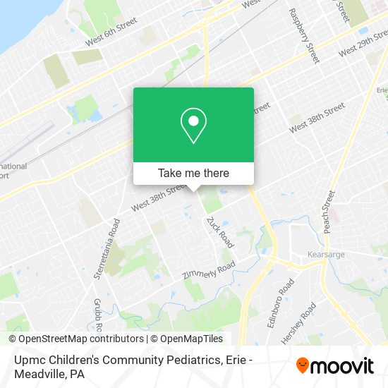 Mapa de Upmc Children's Community Pediatrics