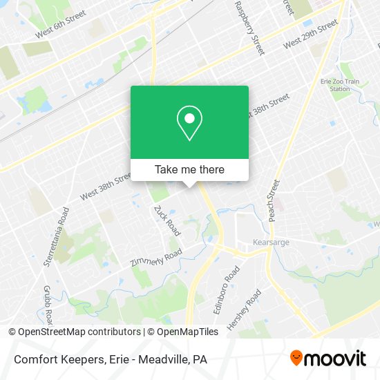 Comfort Keepers map