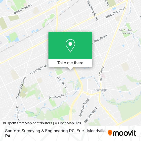 Mapa de Sanford Surveying & Engineering PC