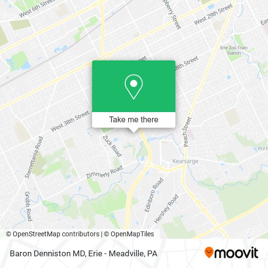 Baron Denniston MD map
