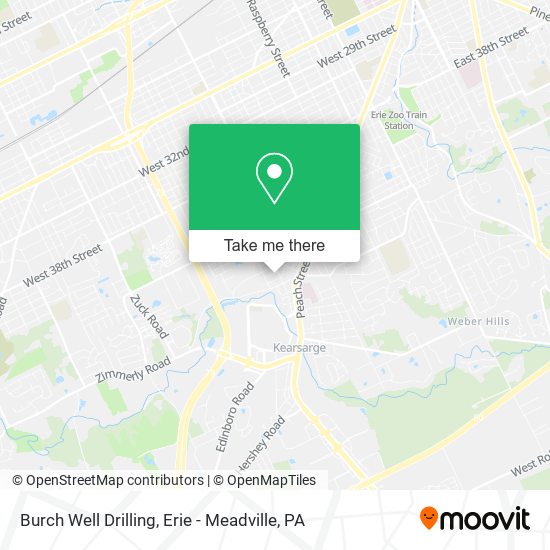 Burch Well Drilling map