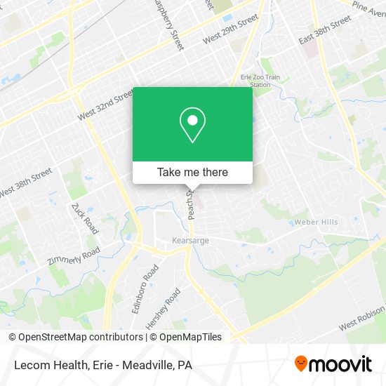 Lecom Health map