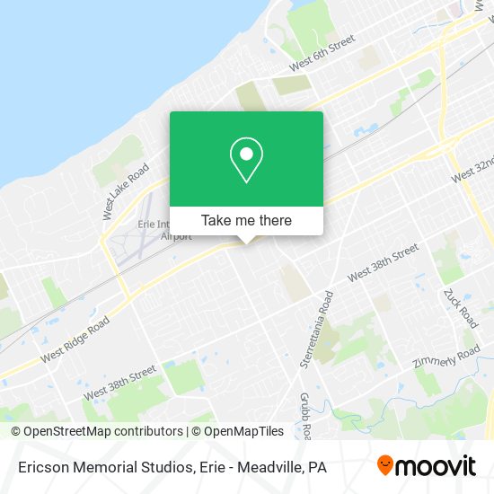 Ericson Memorial Studios map