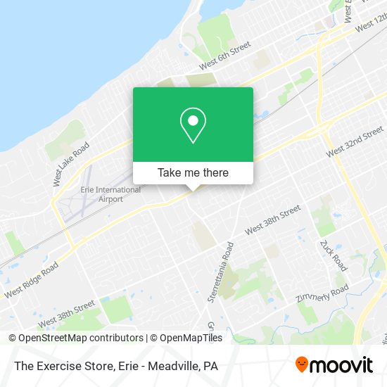 The Exercise Store map