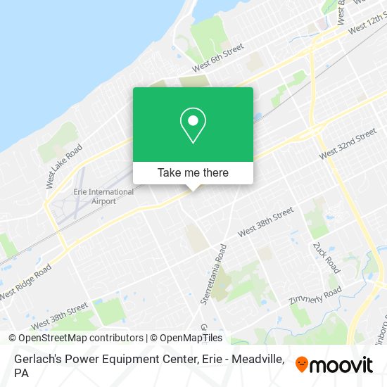 Gerlach's Power Equipment Center map