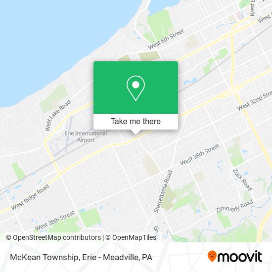 McKean Township map