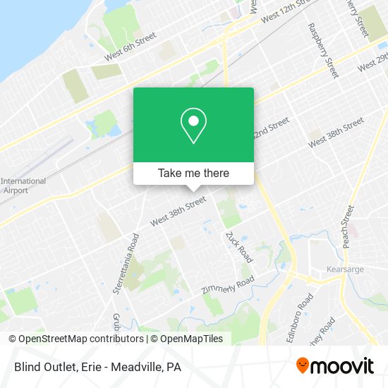 Blind Outlet map