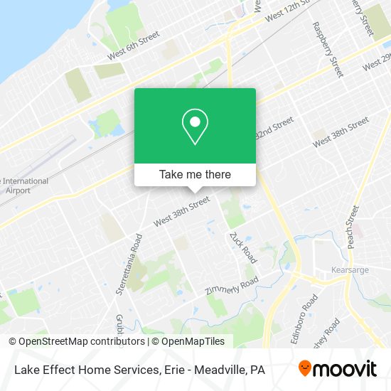 Mapa de Lake Effect Home Services