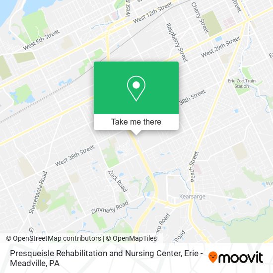 Presqueisle Rehabilitation and Nursing Center map