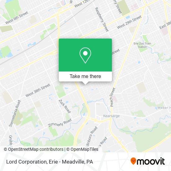 Mapa de Lord Corporation