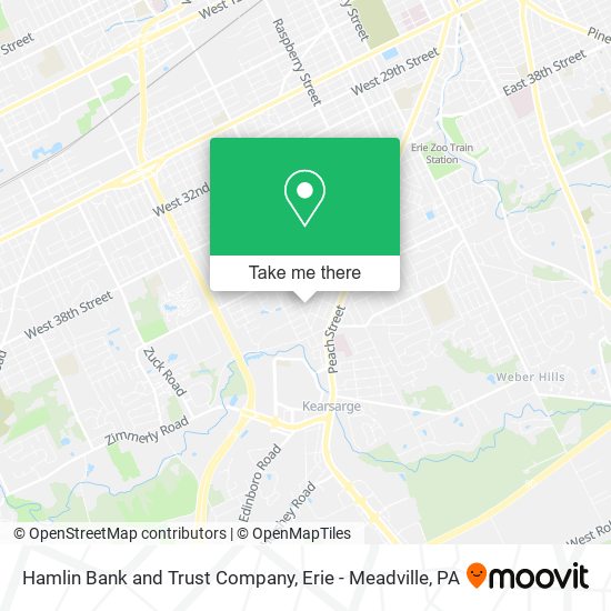 Mapa de Hamlin Bank and Trust Company