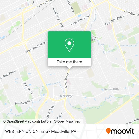 Mapa de WESTERN UNION
