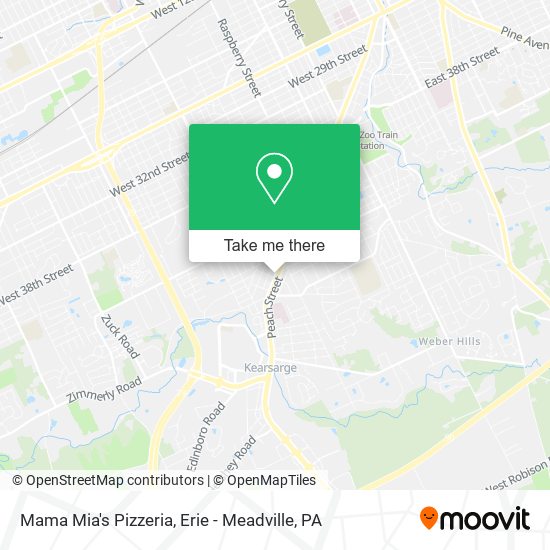 Mama Mia's Pizzeria map