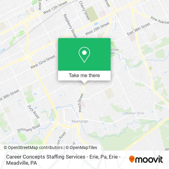 Career Concepts Staffing Services - Erie, Pa map