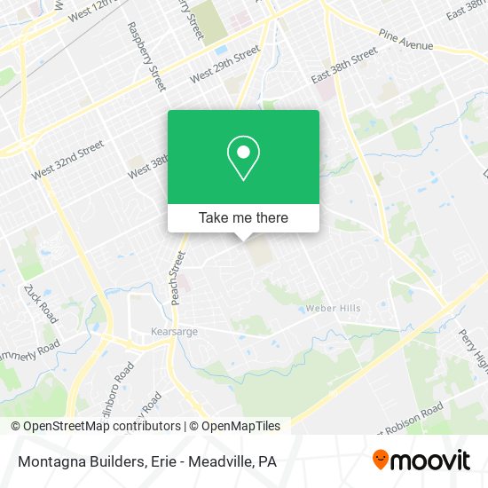 Montagna Builders map