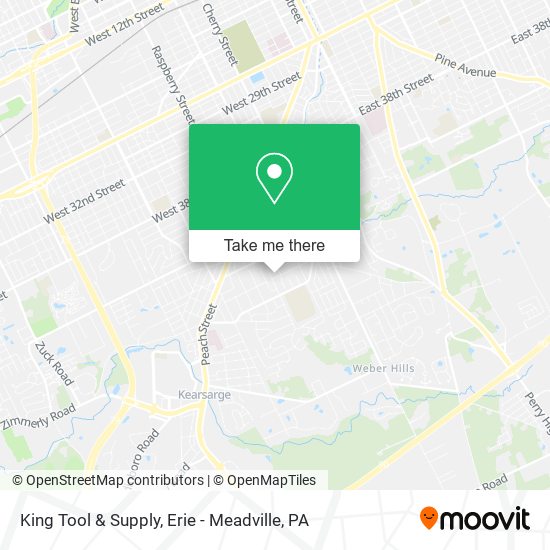 Mapa de King Tool & Supply