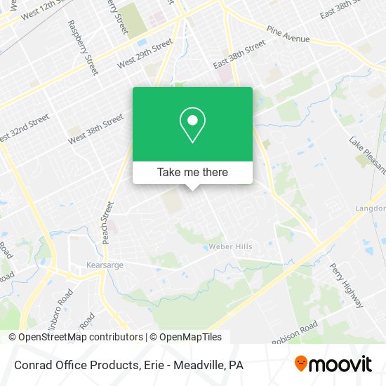 Conrad Office Products map