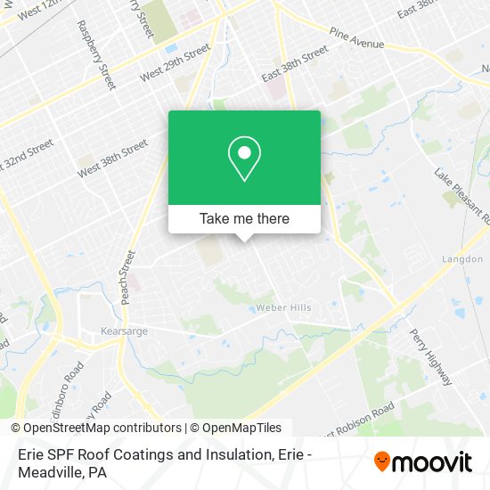 Erie SPF Roof Coatings and Insulation map