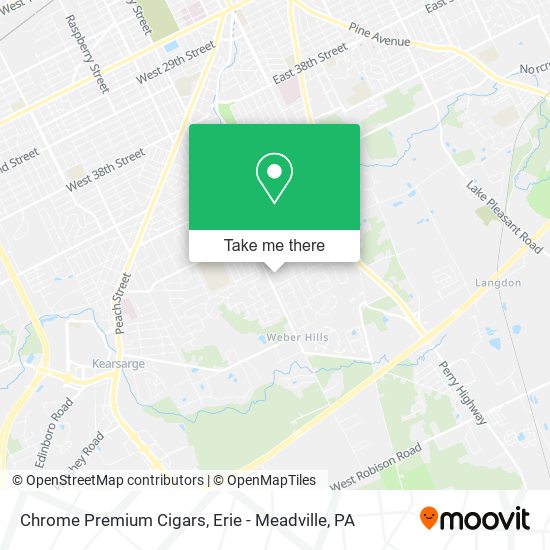 Chrome Premium Cigars map