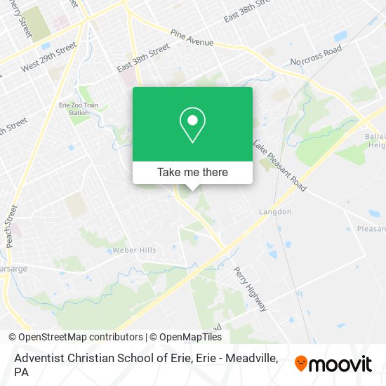 Mapa de Adventist Christian School of Erie