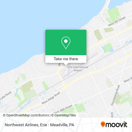 Northwest Airlines map