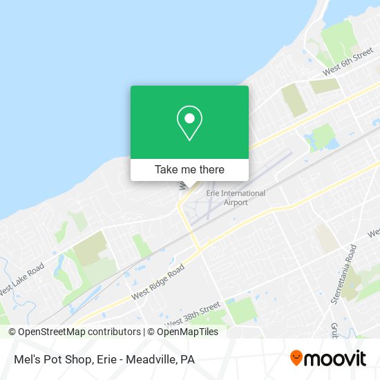 Mel's Pot Shop map