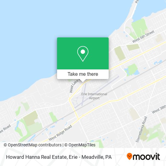 Howard Hanna Real Estate map