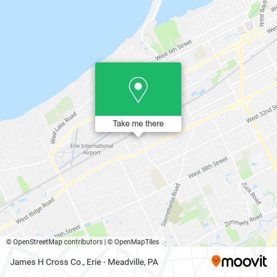 James H Cross Co. map