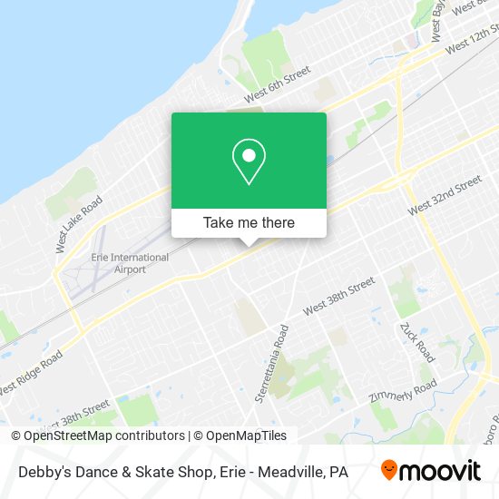 Debby's Dance & Skate Shop map
