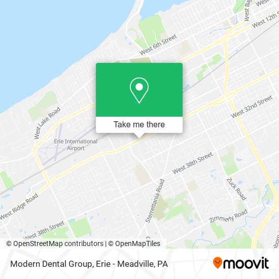 Modern Dental Group map