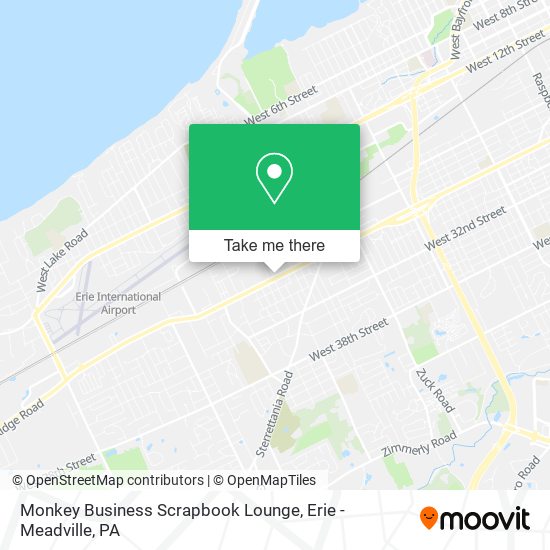 Monkey Business Scrapbook Lounge map