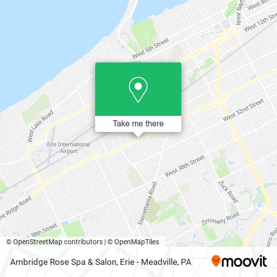 Mapa de Ambridge Rose Spa & Salon