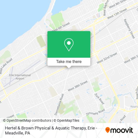 Mapa de Hertel & Brown Physical & Aquatic Therapy