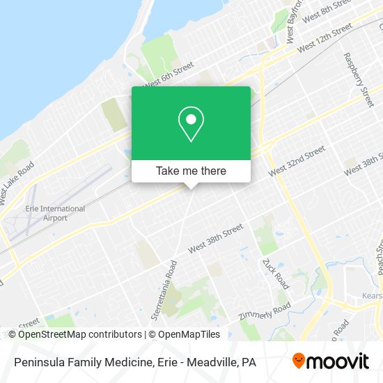 Peninsula Family Medicine map
