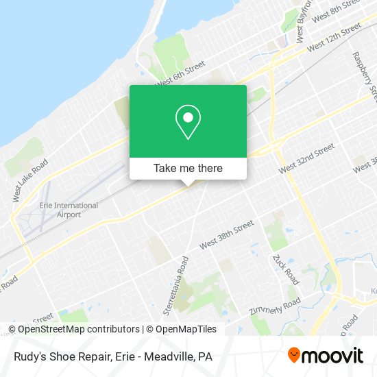 Mapa de Rudy's Shoe Repair