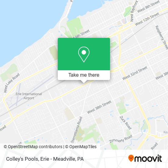 Colley's Pools map