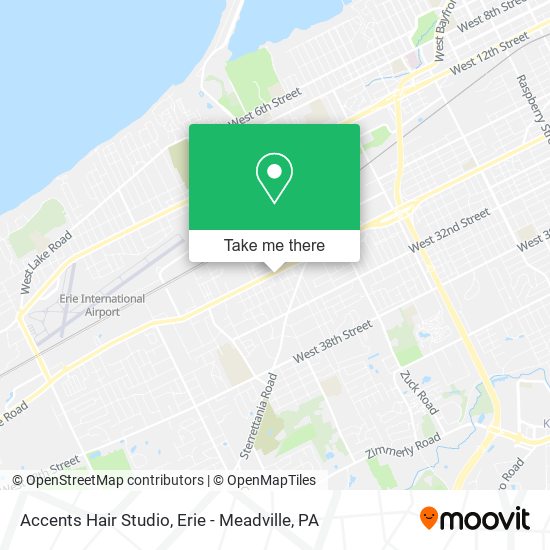 Accents Hair Studio map