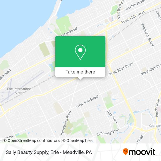 Mapa de Sally Beauty Supply