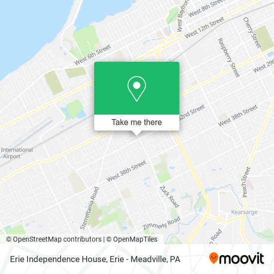 Mapa de Erie Independence House