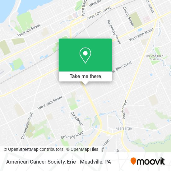American Cancer Society map