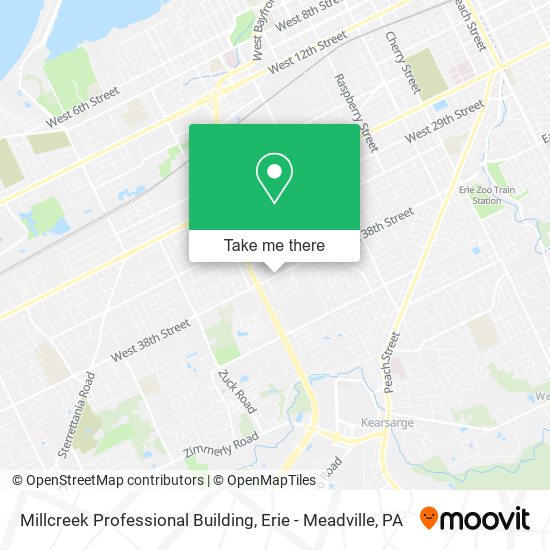 Mapa de Millcreek Professional Building