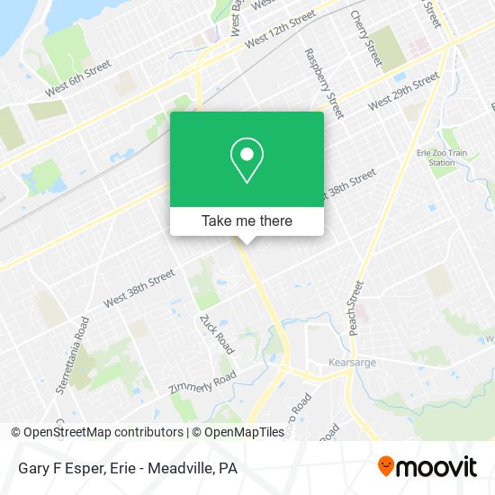Gary F Esper map